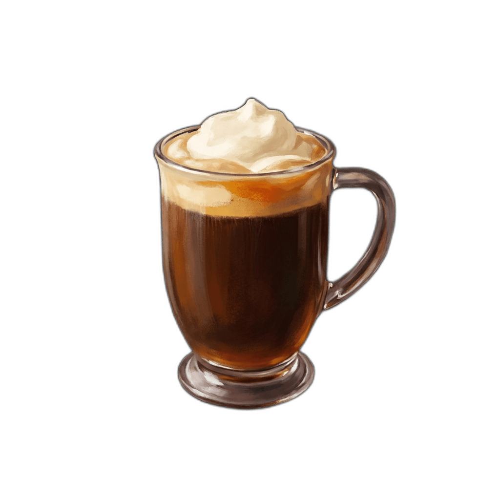 Irish Coffee im Irish-Coffee-Glas