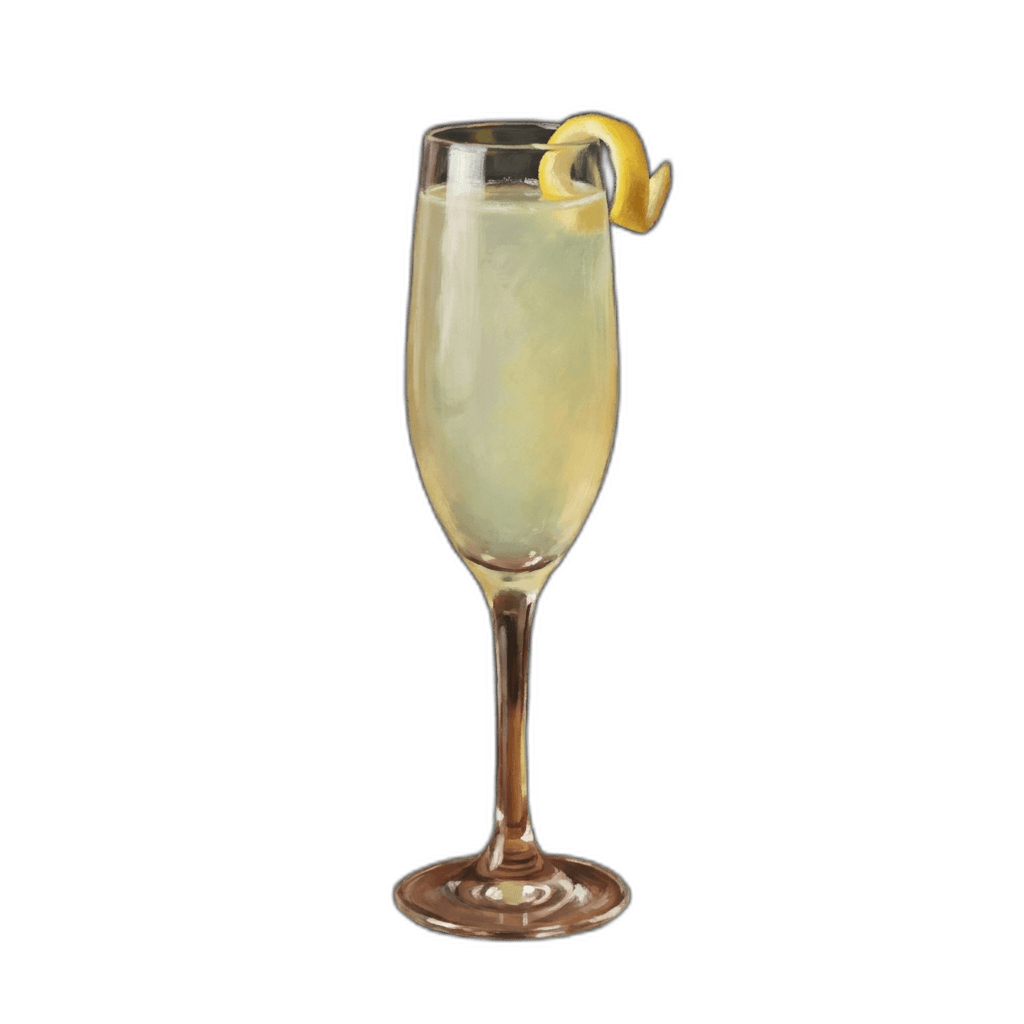 French 75 im Champagnerflöte