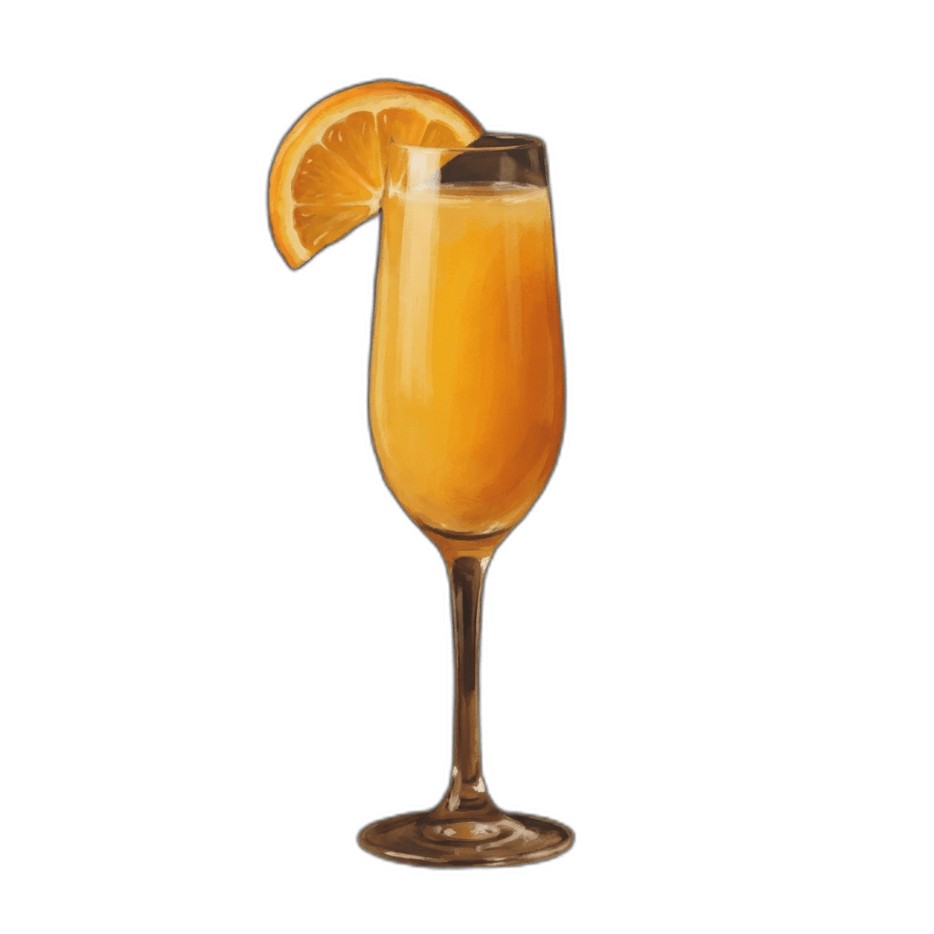 Mimosa im Champagnerflöte