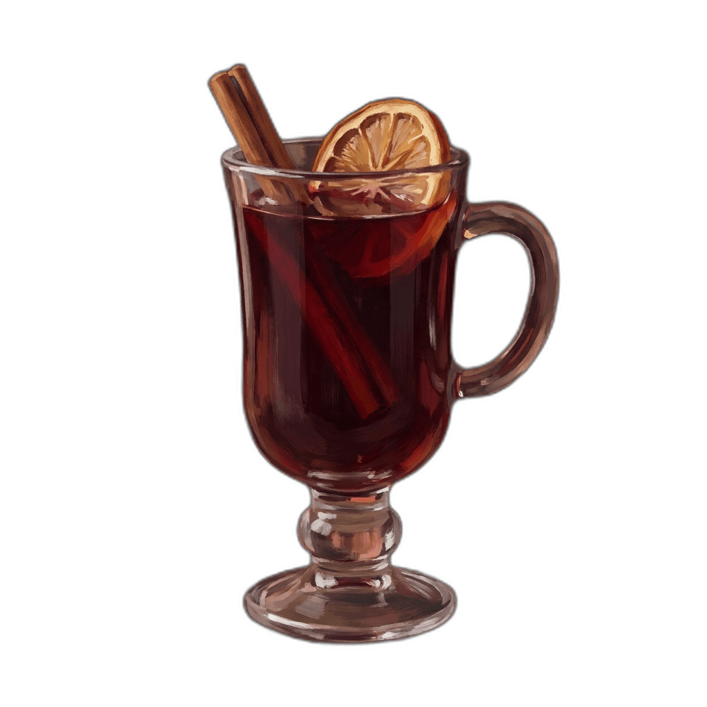 Glühwein im Henkelbecher