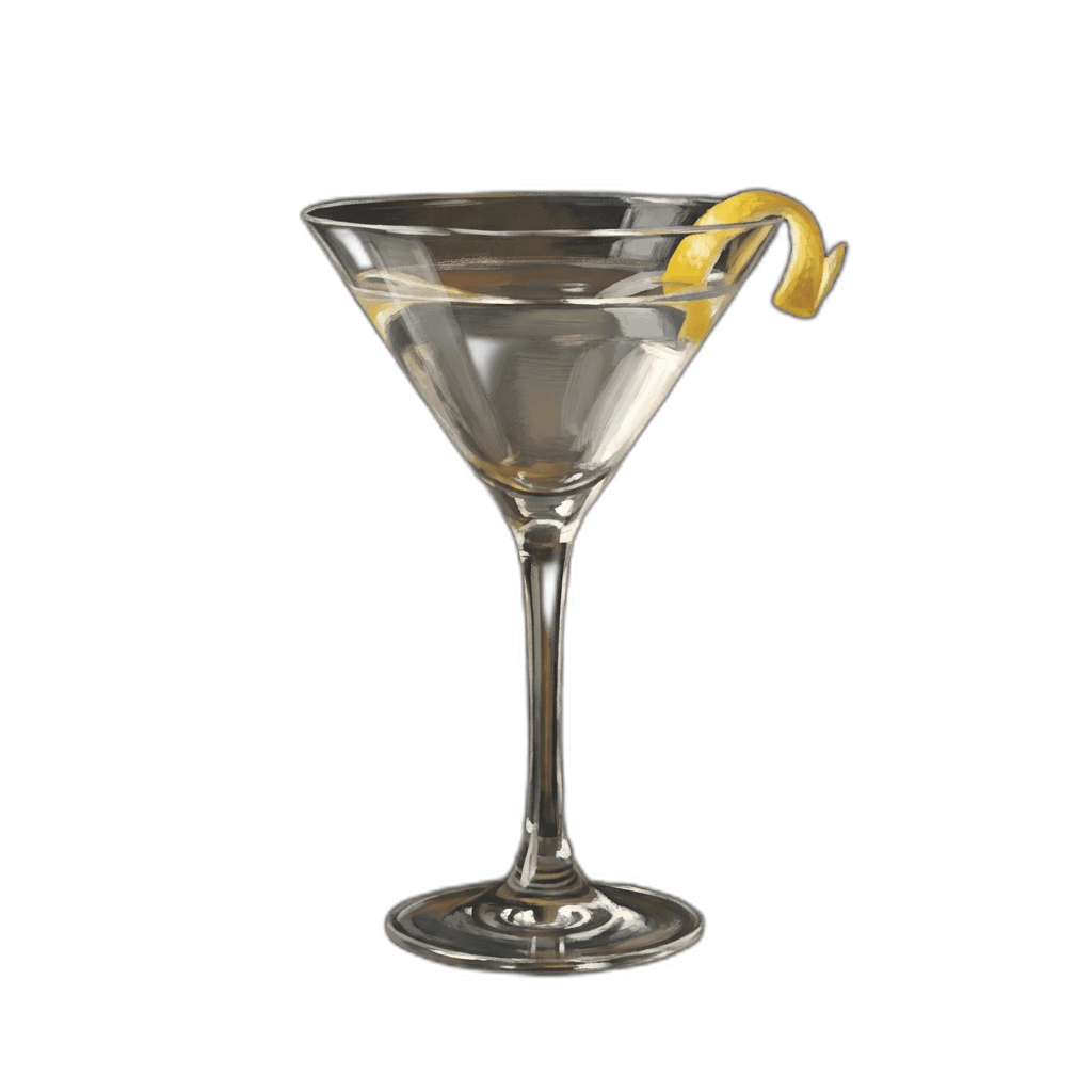 Dry Martini im Martiniglas