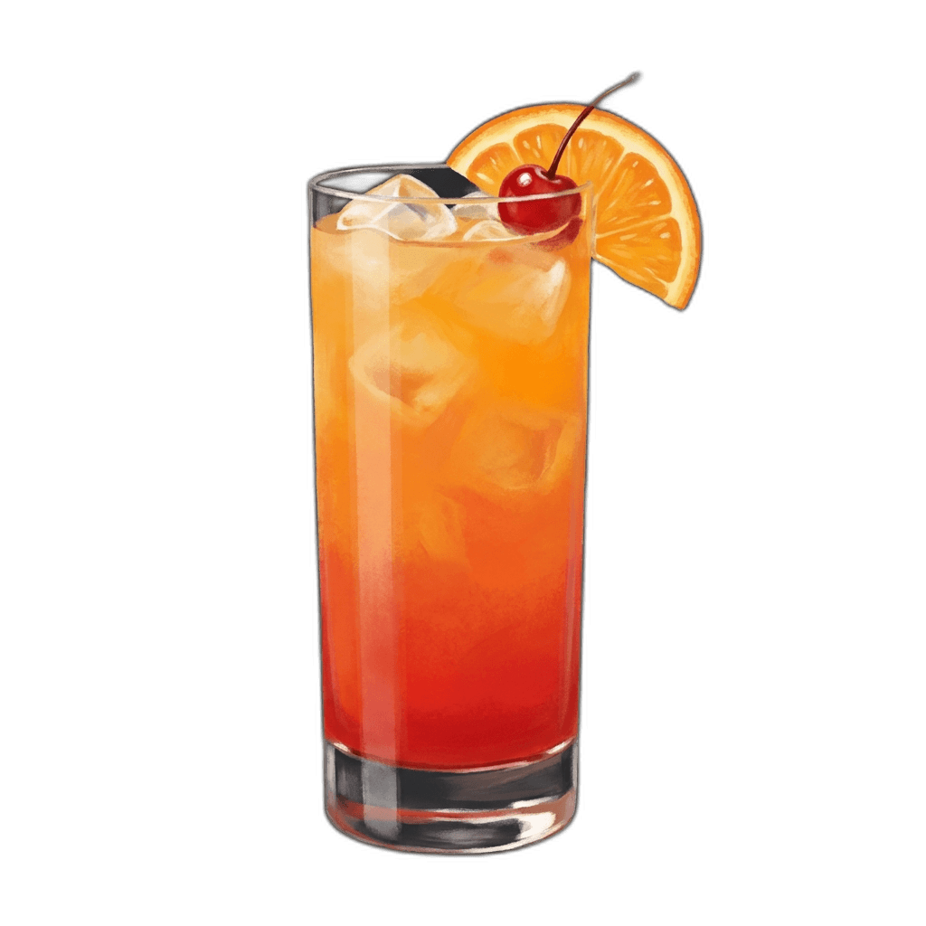 Tequila Sunrise im Highball