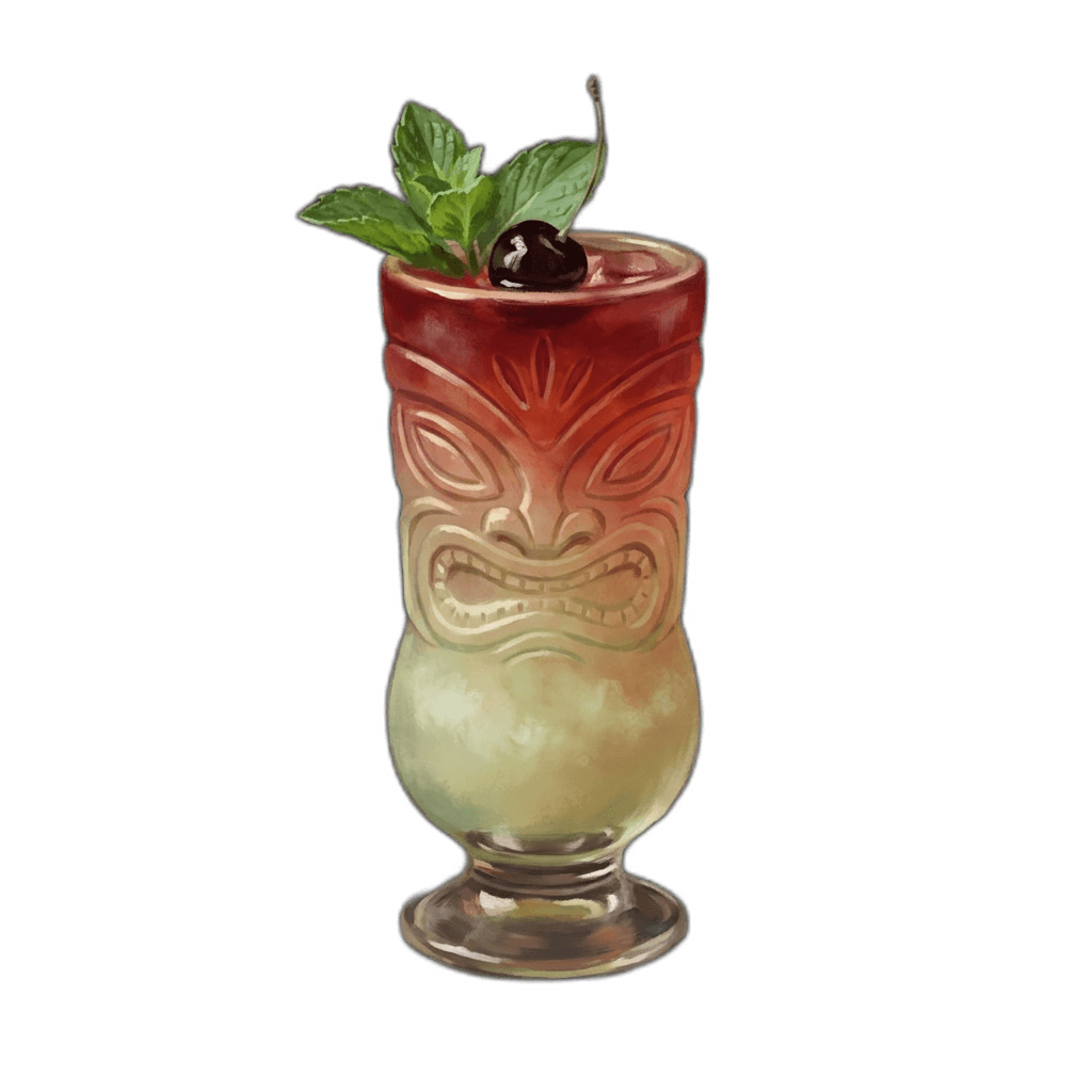 Zombie im Tiki-Becher
