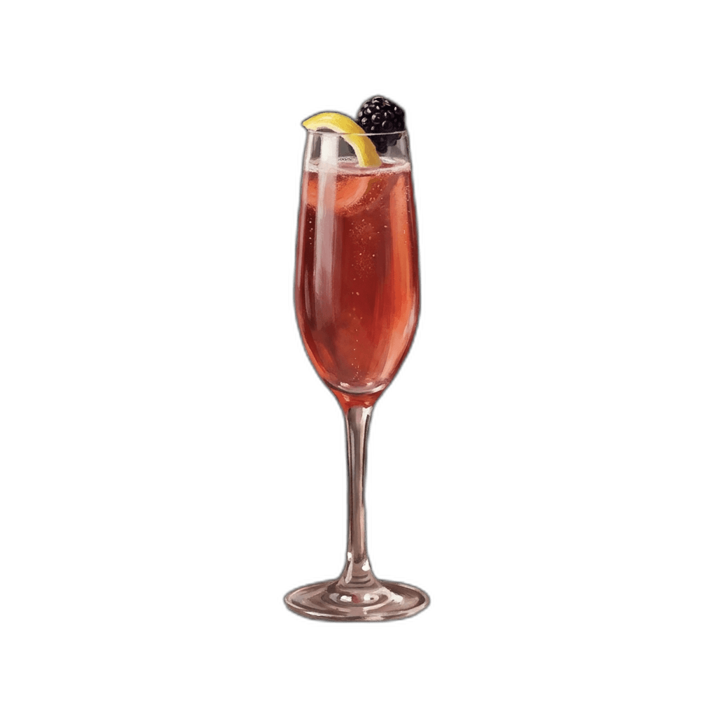Kir Royal in der Champagnerflöte