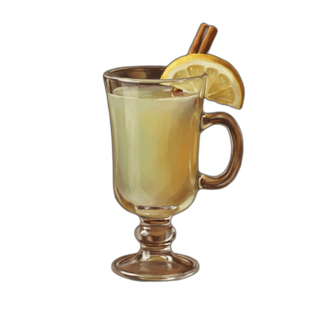 Grog im Irish-Coffee-Glas