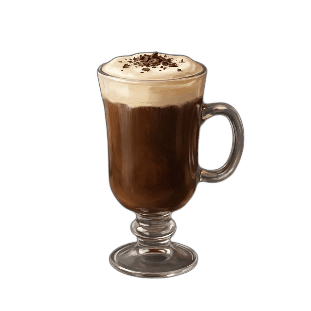 Baileys Coffee im Irish-Coffee-Glas